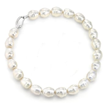 14x16mm Organic Man-Made Baroque Pearl Necklace