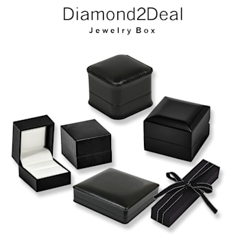 Diamond2Deal 10k White Gold Round Cut Diamond Anniversary Wedding Band
Ring Jewelry for Women