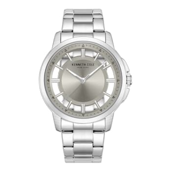 Women's Mesh Strap Watch - A New Day™ Gray