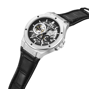 Kenneth Cole New York Men's Black Leather strap watch