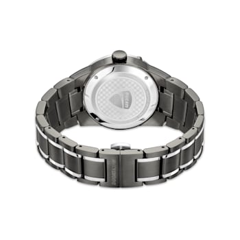 Fashion watch with Gunmetal Stainless Steel Bracelet