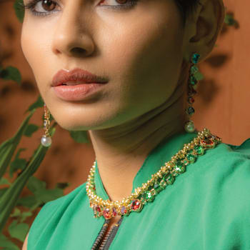 Pellet Necklace (16 Inch) (Gold Vermeil)