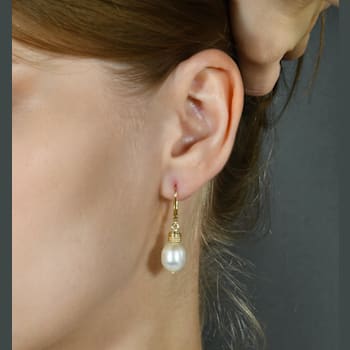 Pearl Drop Earring (Gold Vermeil)