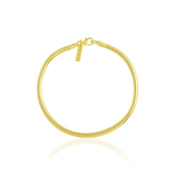 Z Snake Chain Bracelet (Gold Vermeil)