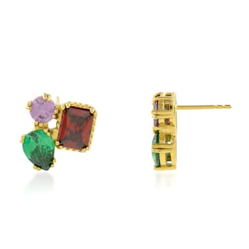 Vintage Inspired Studs (Water Resistance Premium Plating)