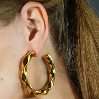 Swivel Hoop (Gold Vermeil)