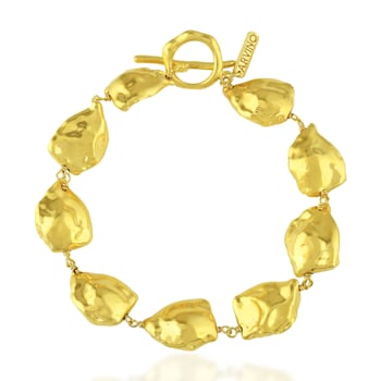 Molten Nugget Bracelet (Gold Vermeil)