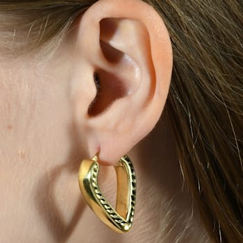 Leaf Luminance Huggies (Gold Vermeil)