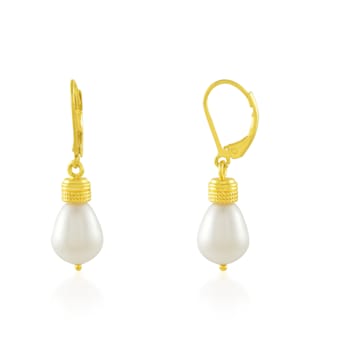 Pearl Drop Earring (Gold Vermeil)