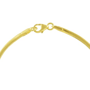 Seamed Snake Chain Bracelet (Gold Vermeil)