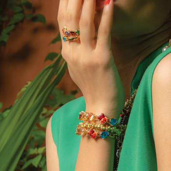 Vintage Inspired Ring (Water Resistance Premium Plating)