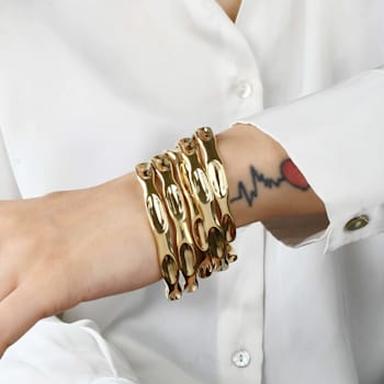 Molten Cuff II (Gold Vermeil)