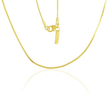 Delicate Snake Chain Necklace (Gold Vermeil)