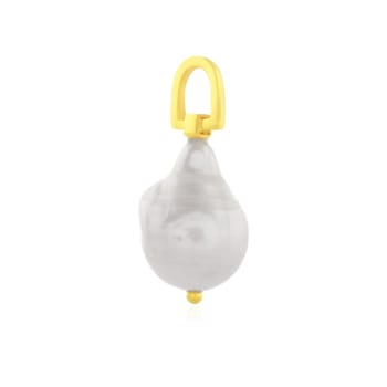 Baroque Pearl Charm (Gold Vermeil)