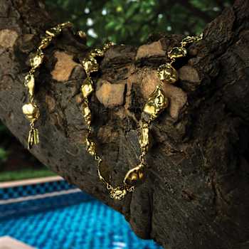 Molten Nugget Bracelet (Gold Vermeil)