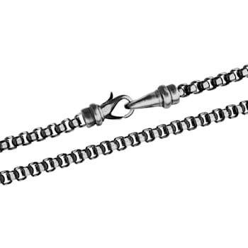 Two-Tone Stainless Steel 6MM Box Link Chain Necklace