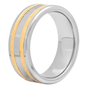 Tungsten Comfort™ Tungsten 8MM with Yellow IP Band