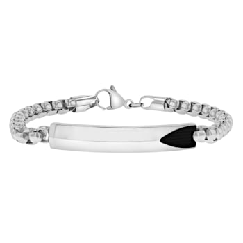 Stainless Steel Two-Tone ID Bracelet