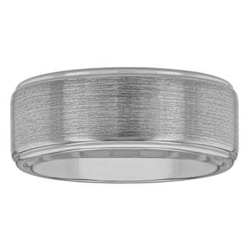 Tungsten Comfort™ Tungsten Step Edge Band