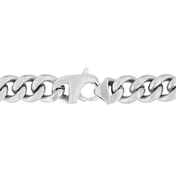 Stainless Steel 8MM Curb Link Chain Necklace