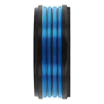 Tungsten Comfort™ Tungsten Black with Blue Ion Plated Band