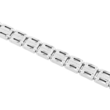 1CTW Diamond Stainless Steel Bracelet