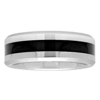 Tungsten Comfort™ Tungsten with Black Center Band