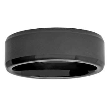 Tungsten Comfort™ Tungsten Black Ion Plated Domed Band
