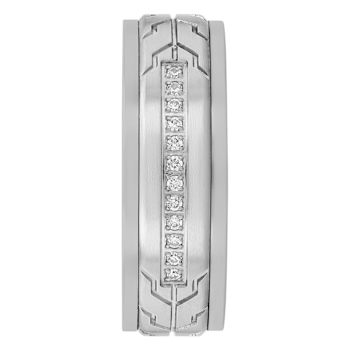 Tungsten Comfort™ 1/10CTW Diamond Tungsten 8MM Band