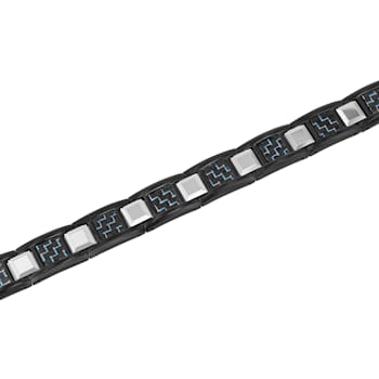 Stainless Steel and Tungsten With Carbon Fiber Bracelet