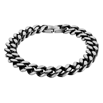 Stainless Steel 10.5MM Curb Link Bracelet