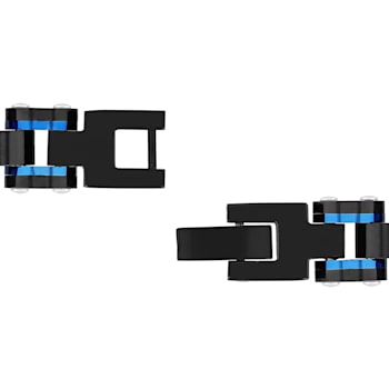 Stainless Steel Two-Tone Plated Link Bracelet