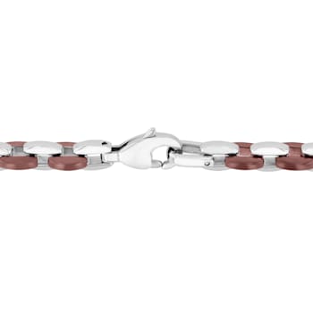Stainless Steel Brown Ion Plated Chain Neclace