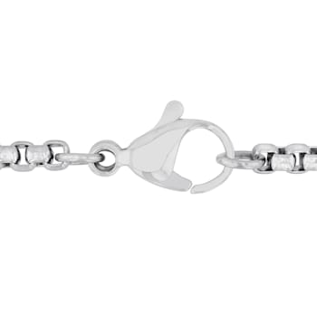 1/4CTW Diamond Stainless Steel Black Ion Plated Cross Pendant
