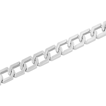 Stainless Steel Hexagon Link Chain Bracelet