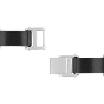 Stainless Steel Matte Black Link Bracelet