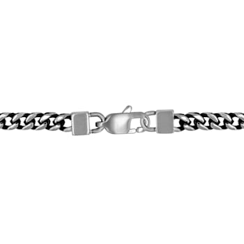 Stainless Steel 3.5MM Curb Chain Necklace