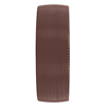 Tungsten Comfort™ Black Sapphire Tungsten Brown and Rose Ion Plated Band