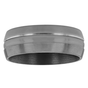 Tantalum 8MM Polished Center Stripe Band