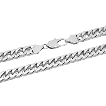 Stainless Steel 5MM High Polish Curb Chain Necklace