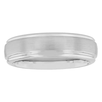 Tungsten 6.5MM Comfort-Fit Grooved Band
