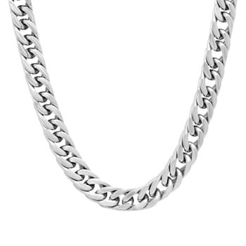 Stainless Steel 5MM High Polish Curb Chain Necklace