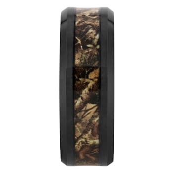 Tungsten Comfort™ Tungsten Black Ion Plated Camo Inlay Band