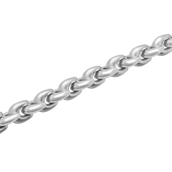 Stainless Steel 9MM Horseshoe Link Chain Necklace