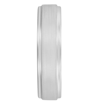 Tungsten Comfort™ Tungsten White Polished/Brushed Step Band