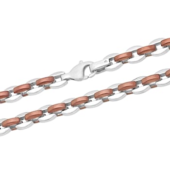 Stainless Steel Brown Ion Plated Chain Neclace
