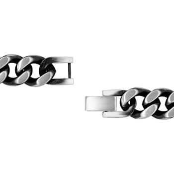Stainless Steel 10.5MM Curb Link Bracelet