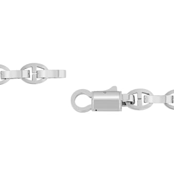 Stainless Steel Oval Mariner Bracelet