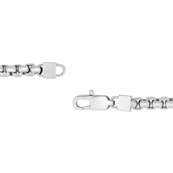 Stainless Steel Black & Blue Ion Plated ID Bracelet
