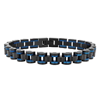 Stainless Steel Two-Tone Plated Link Bracelet